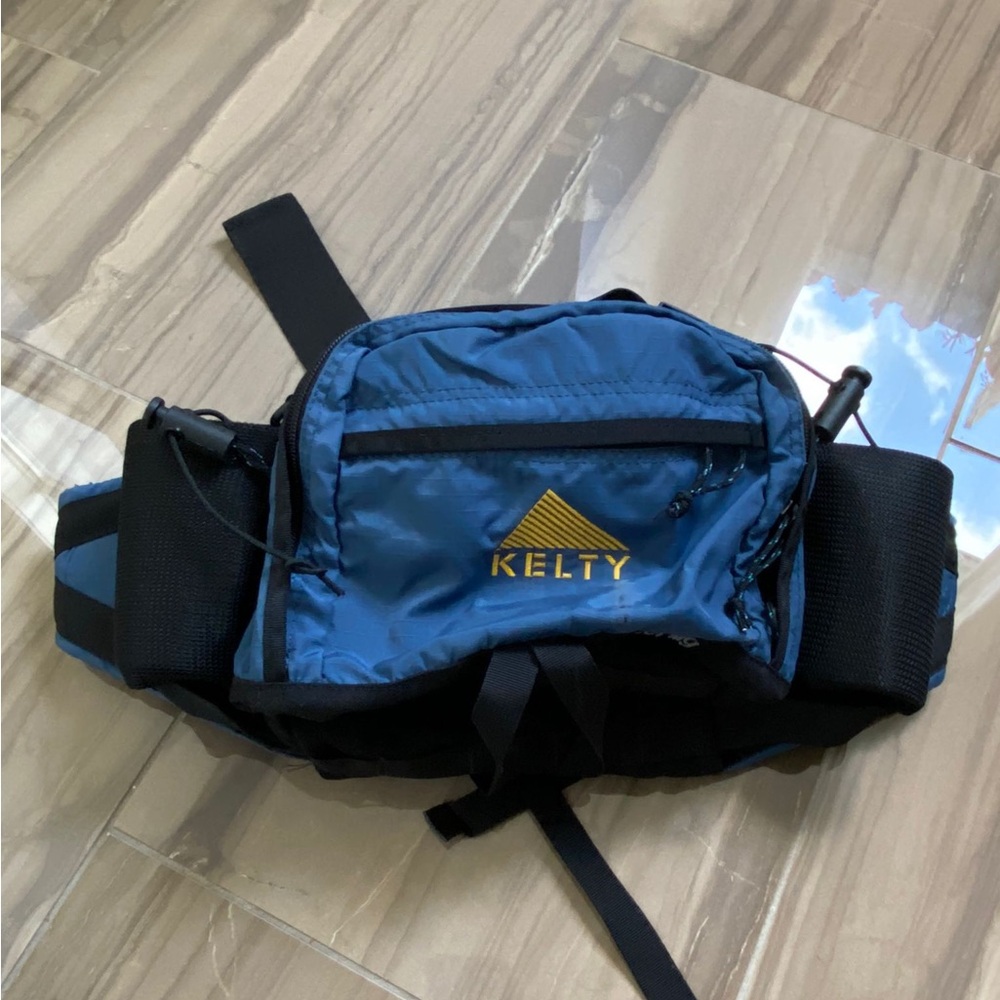 Kelty Adjustable Waist Hip Bag - Backpack Fanny Pack Day Blue MG Convertible